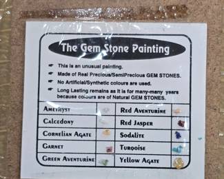 Ragamala Miniature Gemstone Painting Ragini Gujari second image