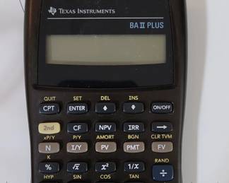 Texas Instruments BA II PLUS Financial Calculator