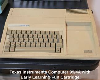 Texas Instruments Computer or A with Early Learning Fun Cartridge