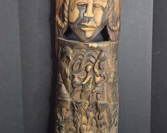African Tribal Wood Carving Sculpture