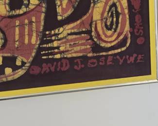 David J. Osevwe Batik Art third image