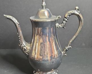 Vintage Silver Plated Coffee Pot by WM Rogers