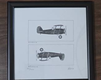 Framed Print Hinflug or Ruckflug by Felix