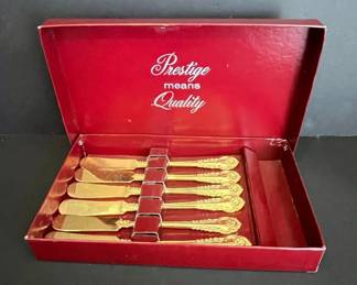 Prestige Means Quality GoldTone Butter Knives Set