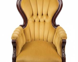 Kimball Victorian Style Gentlemans Parlor Chair