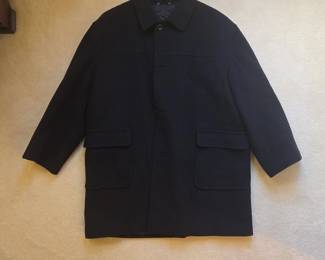 Lauren Ralph Lauren Mens Wool Blend Car Coat