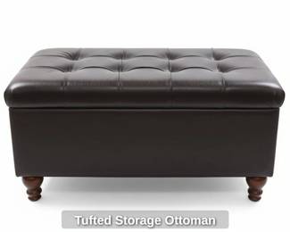 Tufted Storage Ottoman