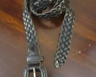 Braided Leather Belt Made in Guatemala
