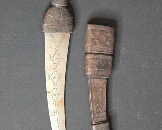 Tuareg Takoba Dagger with Sheath third image