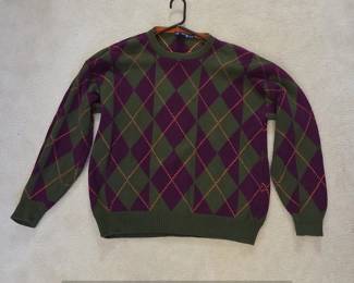 Nautica Argyle Knit Sweater