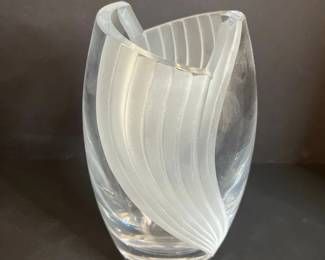 Mikasa Crystal Cascade Vase