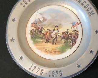 The Great American Revolution Pewter Plate  Surrender of Cornwallis