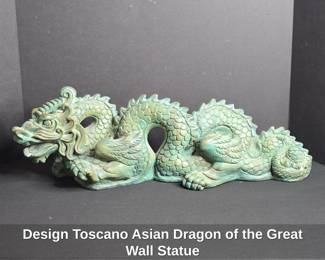 Design Toscano Asian Dragon of the Great Wall Statue
