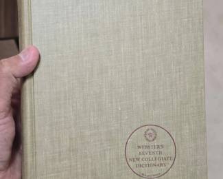 Websters Seventh New Collegiate Dictionary