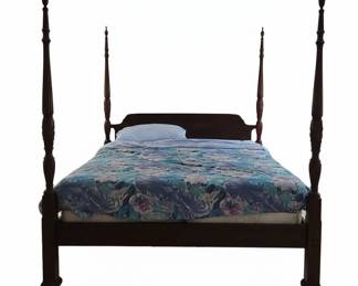 Drexel Heritage Mahogany Queen FourPoster Bed