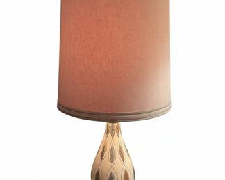 MidCentury Modern Ceramic Table Lamp by Quartite Creative Corp B