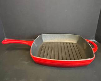 Cooks Innovations Enameled Cast Iron Grill Pan