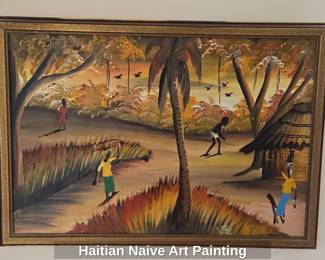 Haitian Naive Art Painting second image