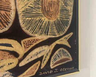 David J. Osevwe Batik Art Panel third image