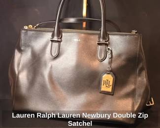 Lauren Ralph Lauren Newbury Double Zip Satchel
