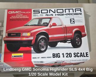 Lindberg GMC Sonoma Highrider SLS x Big or Scale Model Kit