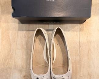 Sonoma Life Style White Leather Boat Shoes B