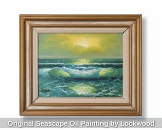 Original Seascape Oil Painting by Lockwood
