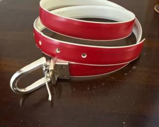 Anne Klein Reversible Belt with SilverTone Buckle