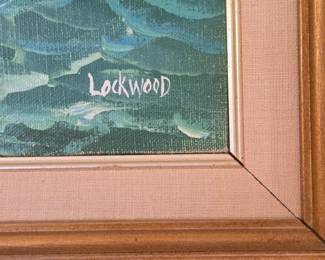 Original Seascape Oil Painting by Lockwood third image