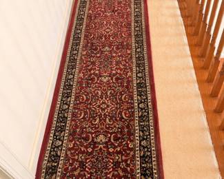 Ottomanson Red Medallion Runner Rug