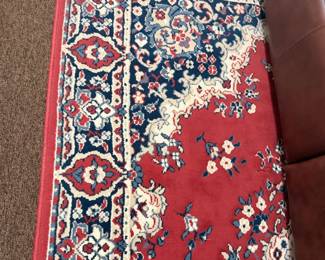 Traditional Red and Blue Medallion Oriental Rug x