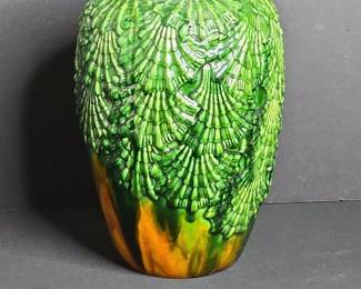 Majolica Ceramic Vase