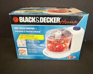 Black  Decker Home OneTouch Chopper HC