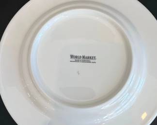 World Market Medallion Pattern Dinnerware Set second image