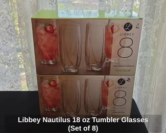 Libbey Nautilus oz Tumbler Glasses Set of 