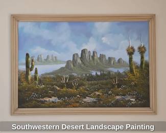 Southwestern Desert Landscape Painting