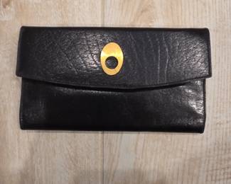 Bruffalo Black Leather Continental Wallet