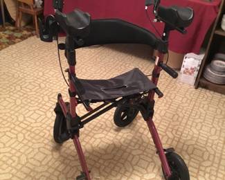 Upright walker-heavy duty