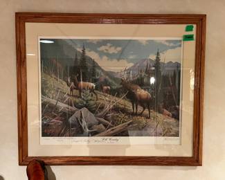 PERSONALLY SIGNED LES KOUBA PRINT