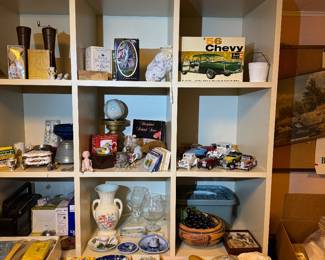 bottom of basement stairs