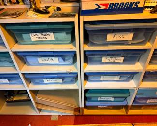 bottom of basement stairs