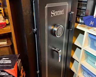 bottom of basement stairs