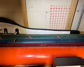 basement to the left then straight back area rods all in carry cases