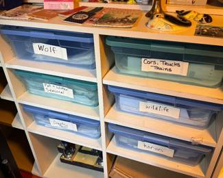 bottom of basement stairs