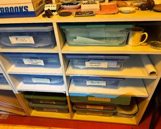 bottom of basement stairs