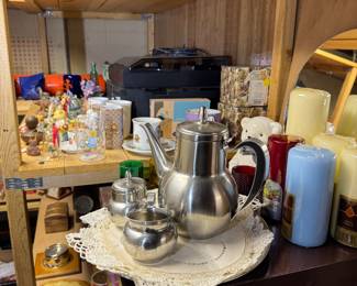 basement to the left then straight back area