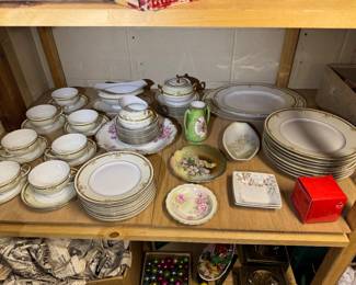 basement to the left then straight back area