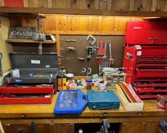 basement to the left then tool room on the right.