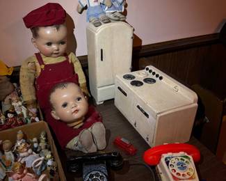 basement to the right straight back table