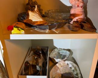 bottom of basement stairs